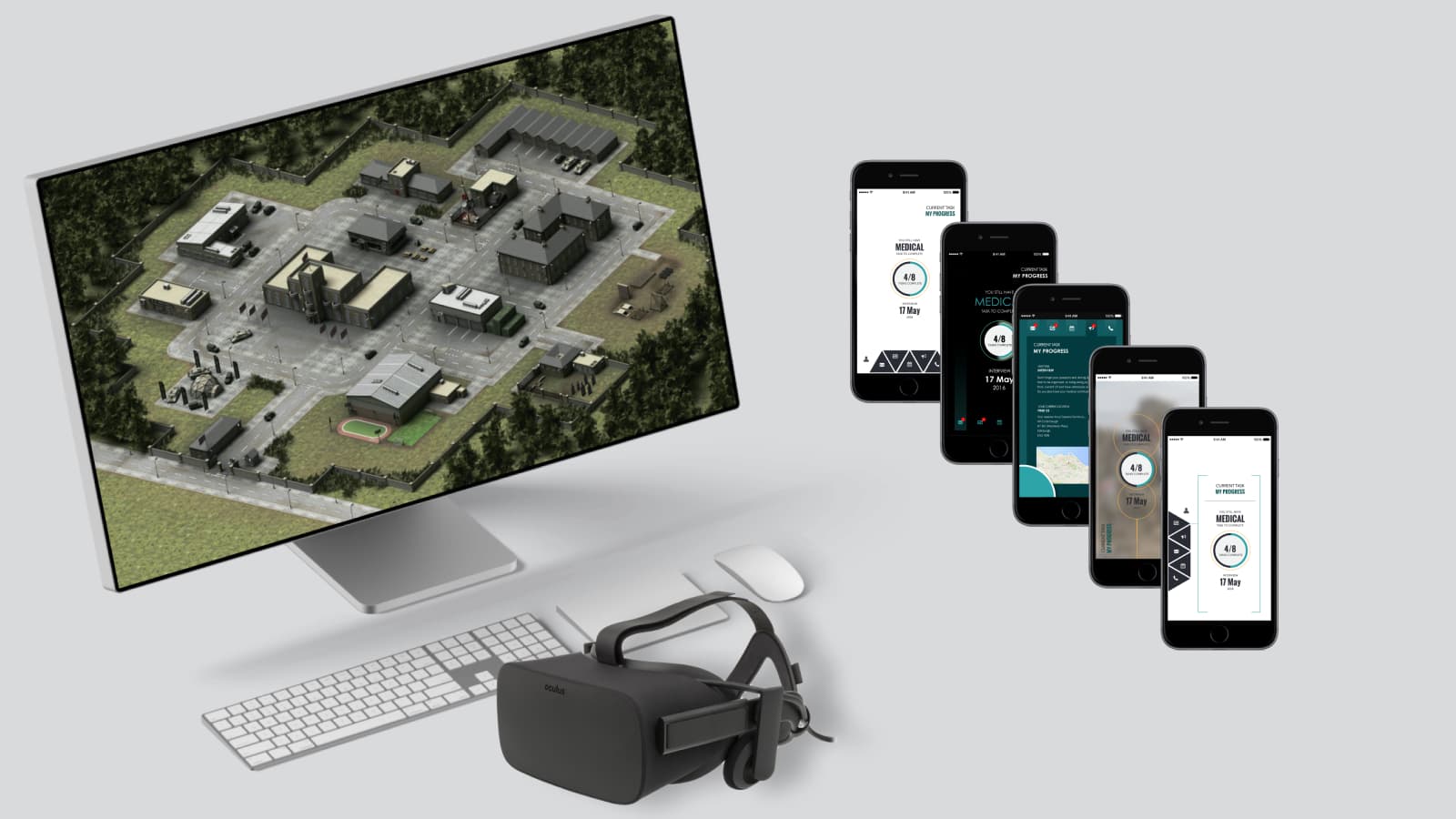 The outcome here was that there were 3 incredible entry points to the portal. a 3D "game" view where recruits could explore the barracks in 3D, a traditional website view, and a mobile app view. The taxonomy was consistent across all platforms, with a CMS as a single of source of data truth.