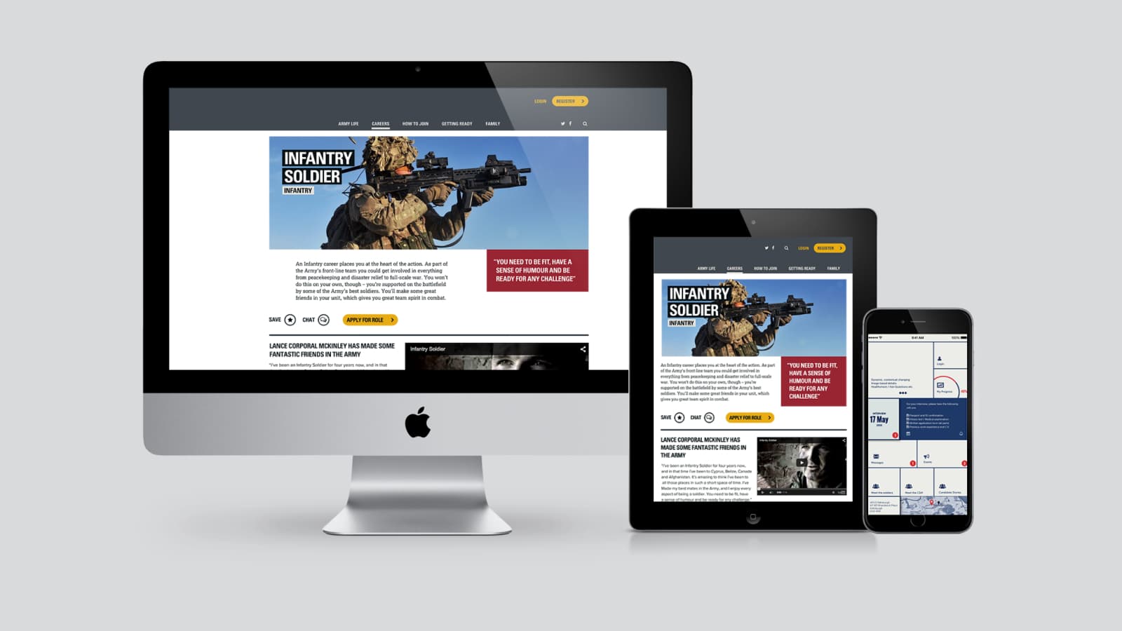 Fully responsive experience across all device types. Gamified and engaging.